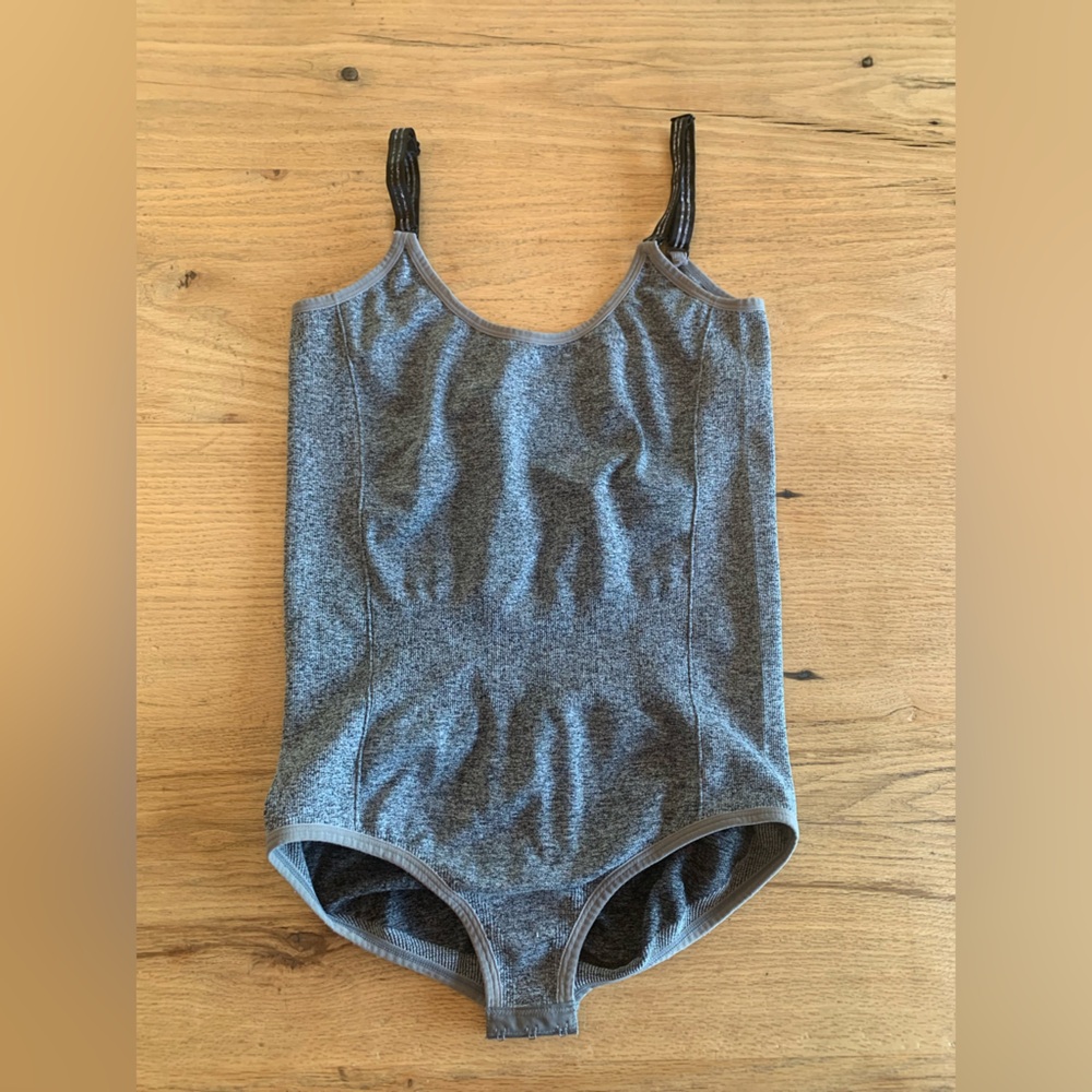 FLEX Shapewear Bodysuit Bum Tuck Enhanced Waist Gray Women’s XL Preloved